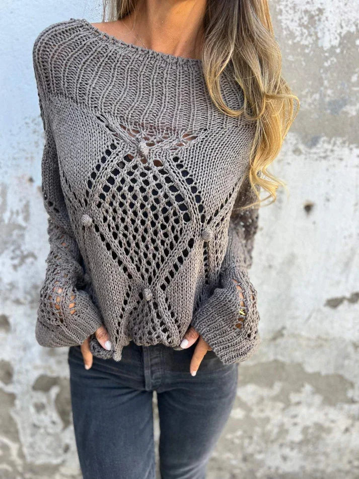 Dstrkt 11 | Breezy Charm Hollow Sweater
