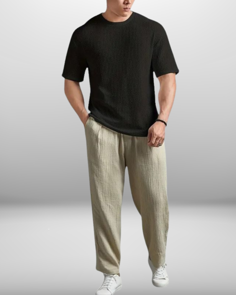 George | Textured Waffle Knit T-shirt