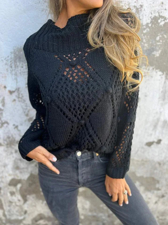 Dstrkt 11 | Breezy Charm Hollow Sweater