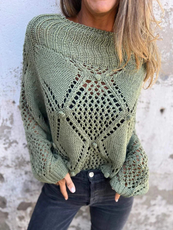 Dstrkt 11 | Breezy Charm Hollow Sweater